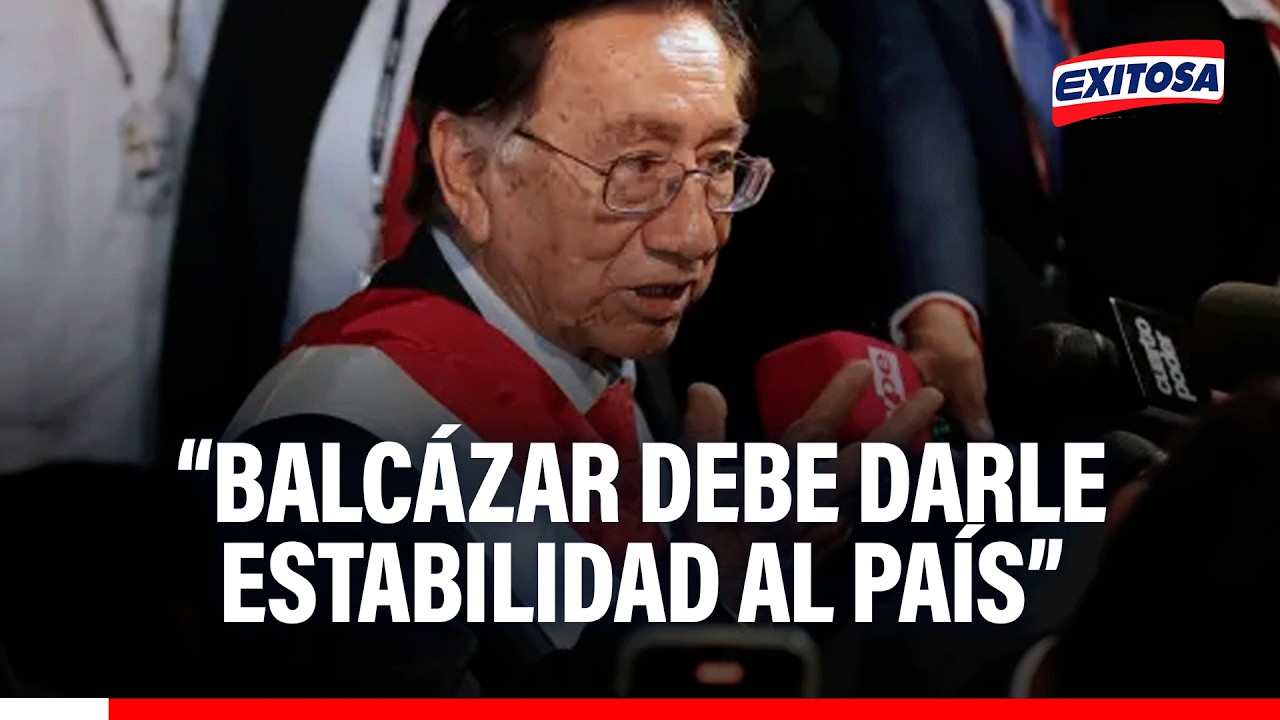 🔴🔵 Cargo de Balcázar lo obliga a darle al Perú estabilidad, señala Miguel Ángel Rodríguez Mackay
