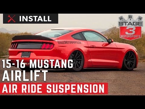2015-2016 Mustang V6/EcoBoost/GT Air Lift Air Ride Digital Suspension System Install
