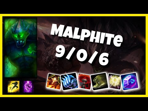EU Challenger Malphite TOP (9/0/6) vs JAX Gameplay Replay - Patch 10.20
