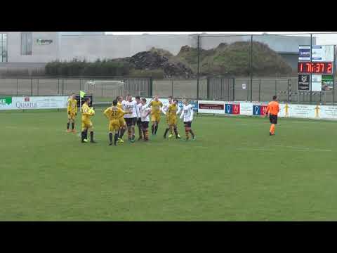 KFC Poperinge - KWSC Lauwe 1-2 op 10.02.2019: de rode kaart!