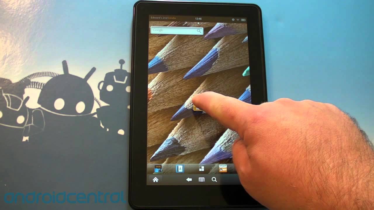 Third-party launcher on the Amazon Kindle Fire - YouTube