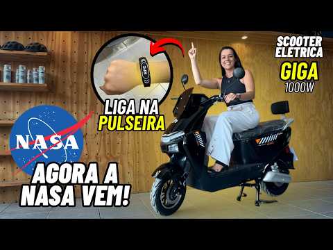 Essa Scooter elétrica é perfeita! 😍 Scooter elétrica GIga de 1000W!