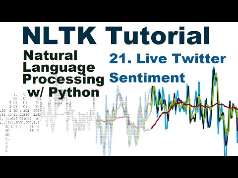Graphing Live Twitter Sentiment Language Processing With Python and NLTK p 21