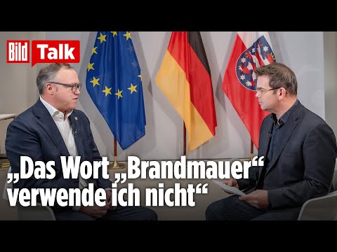 Mario Voigt: Mehr Selbstbewusstsein gegenüber der AfD | BILD TALK mit Thüringens Ministerpräsident