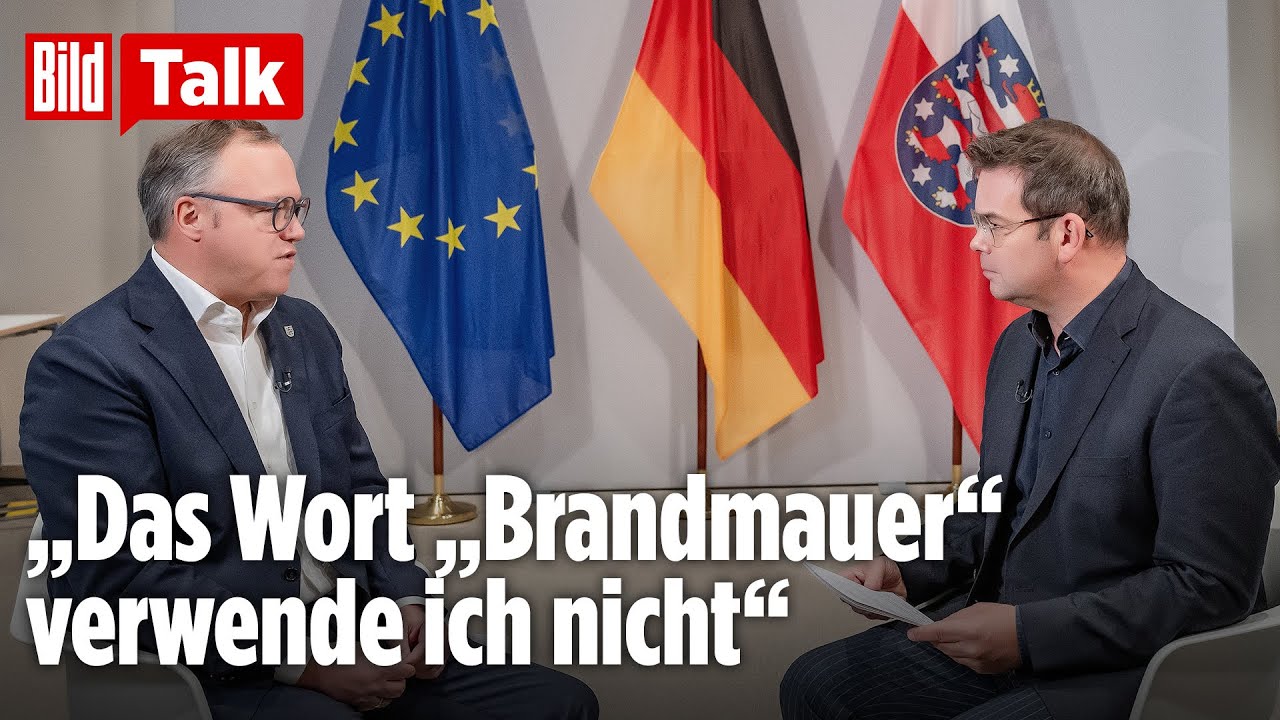 Thüringens Ministerpräsident Mario Voigt über Führungsstärke der Union | BILD Talk