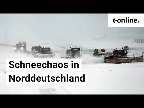 Hamburg versinkt im Schneesturm