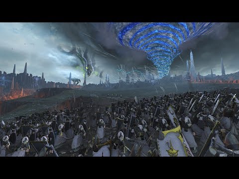 Total War Warhammer 2 Final Vortex Battle (High Elves)