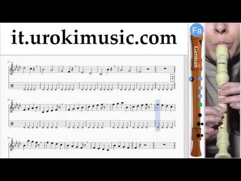 Lezioni di Flauto Dolce G. FROZEN - Let It Go Parte#1 um-276