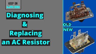 How to Fix Your AC that Only Works on High | Replacing Blower Motor Resistor (1997-2003 Ford F-150)