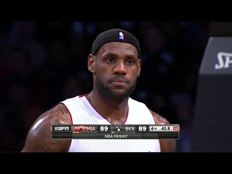 2014.01.10 - LeBron James Full Highlights at Brooklyn Nets - 36 Pts, Fouled Out