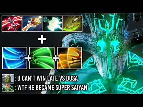 SUPER SAIYAN Max Attack Speed + DMG 1000 XPM/GPM Desolator Lvl2 Juggernaut vs Dusa Late WTF Dota 2