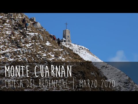 Verso la Chiesa del Redentore sul Monte Cuarnan | CAI 717 e 715 | 4K