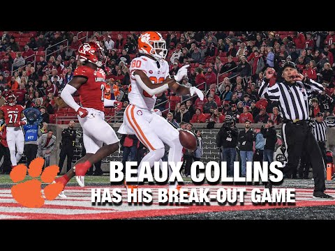Clemson WR Beaux Collins Has His Break-Out Game Against Louisville