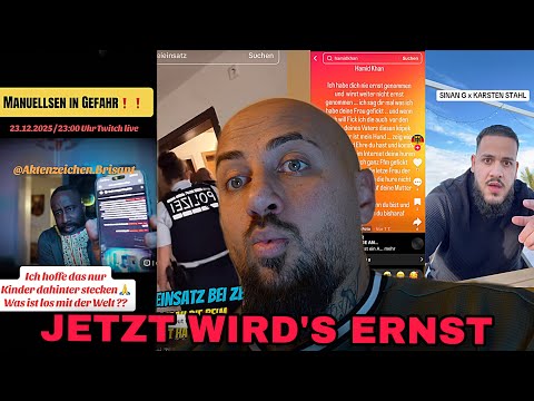 MANUELLSEN IN GEFAHR VOR SEINE HAUSTÜR 😱 HAMID KHAN GEHT AUF SINAN ‼️