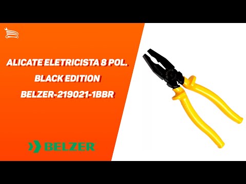 Alicate Eletricista 8 Pol. Black Edition - Video