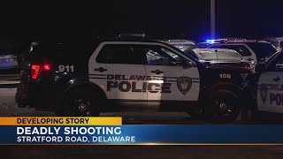 One killed in City of Delaware, one person in custody
