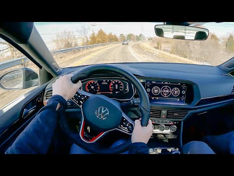 2022 Volkswagen Jetta GLI Autobahn 6MT  - POV Test Drive (Binaural Audio)