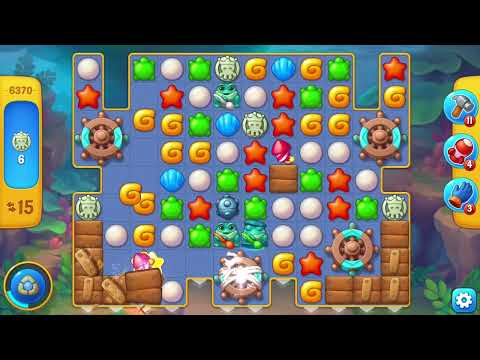 [FISHDOM Walkthrough] Level 6370 Hard (Qua màn - Fishdom)