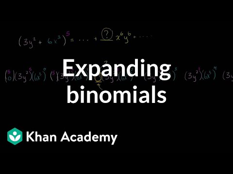 Expanding Binomials Video Series Khan Academy