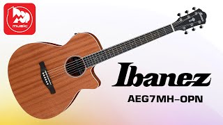 Video thumbnail for IBANEZ AEG7MH-OPN - Электроакустическая гитара by PopMusicRu