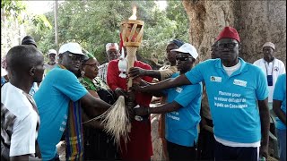 Casamance : La flamme de la paix accueillie dans le Kassa