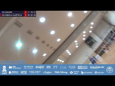 SUPERLIGA 10.kolo   OK Zadar -OK Ribola Kaštela  (Sponzorira HT)
