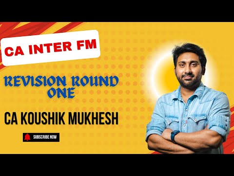 CA INTER FM REVISION PART - 1 #castudents #cainterfm #cainter #caintermarathonbatch #cainterrevision