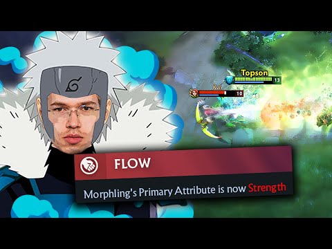 How Topson plays the NEW MORPHLING MID...🌊