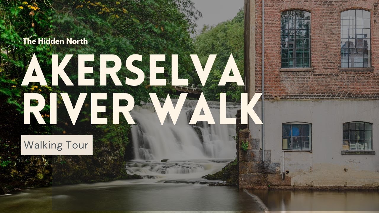 Embark on a virtual stroll across Akerselva River Walk.