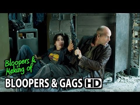 Live Free or Die Hard (2007) Bloopers Outtakes Gag Reel (Part1/2)