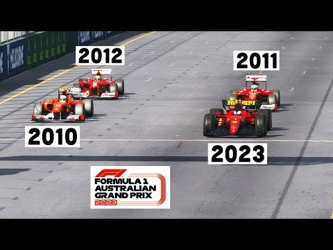 Ferrari F1 2023 vs Ferrari F1 2010-2011-2012 - Melbourne GP