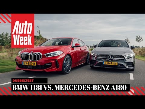 BMW 118i vs. Mercedes-Benz A180 - AutoWeek dubbeltest - English subtitles