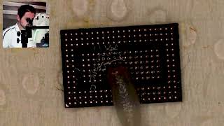 Phone IC Reballing with Solder Paste | Stencil Method
