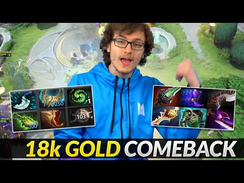 Miracle Puck Comeback - This time his Teammate can Carry