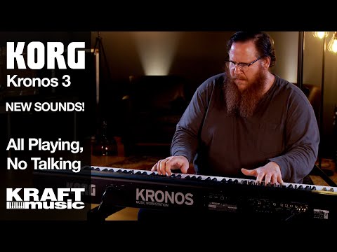 Korg Kronos 3 NEW SOUNDS! - All Playing, No Talking