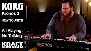 Video thumbnail for Korg Kronos 3 NEW SOUNDS! - All Playing, No Talking by Kraft Music