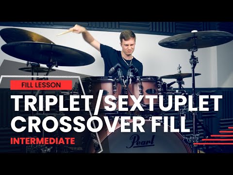 Triplet Crossover Fill - Drum Lesson (Intermediate)
