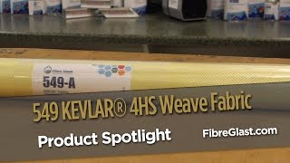 preview picture of video '549 KEVLAR® 4HS Weave Fabric'