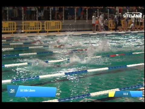 Serie 3 dei 50 Stile Libero  Assoluti Femmine Master - Campionati Regionali Masters 2014 di Veneto