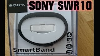 Sony SWR10 Smartband - Test/Review/Unboxing