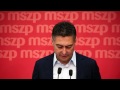Az MSZP közös baloldali jelöltek indítását javasolja Budapesten