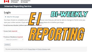 HOW TO SUBMIT BI-WEEKLY EI REPORTING