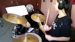 Student Drum Cover: 'New Sensation' - INXS (by Anna G)