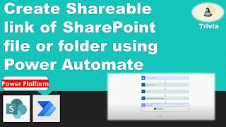 Create Shareable link of SharePoint file or folder using Power Automate