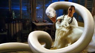 Download lagu Jet Li vs Big Snake | The Sorcerer and the White Snake (2011) | Best Fight Scene mp3