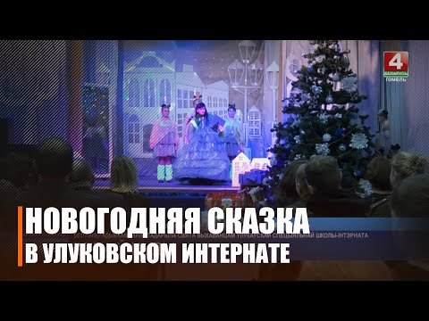 Белтелерадиокомпания подарила воспитанникам Улуковской спецшколы-интерната новогоднюю сказку