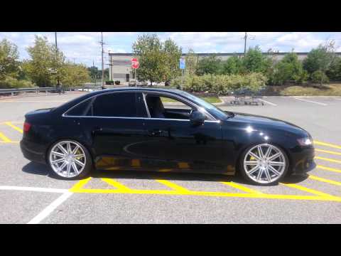 Bagged A4 Audi Vossen Rims