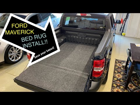 FORD MAVERICK SAVE YOUR KNEES WITH THIS BED RUG!