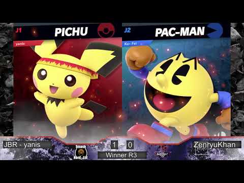 TSUA #8 - Yanis (Pichu) Vs ZenryuKhan (Daisy, Pacman) - Winner Quarter-Final - Smash Ultimate