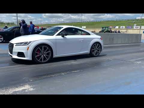2018 Audi TTS with APR Stage 1 Drag Race vs. Challenger